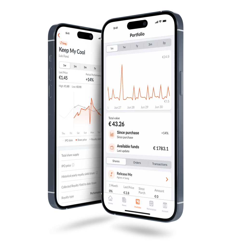 Joint Investment Streaming Platform app on iOS as displayed on Apple iPhone